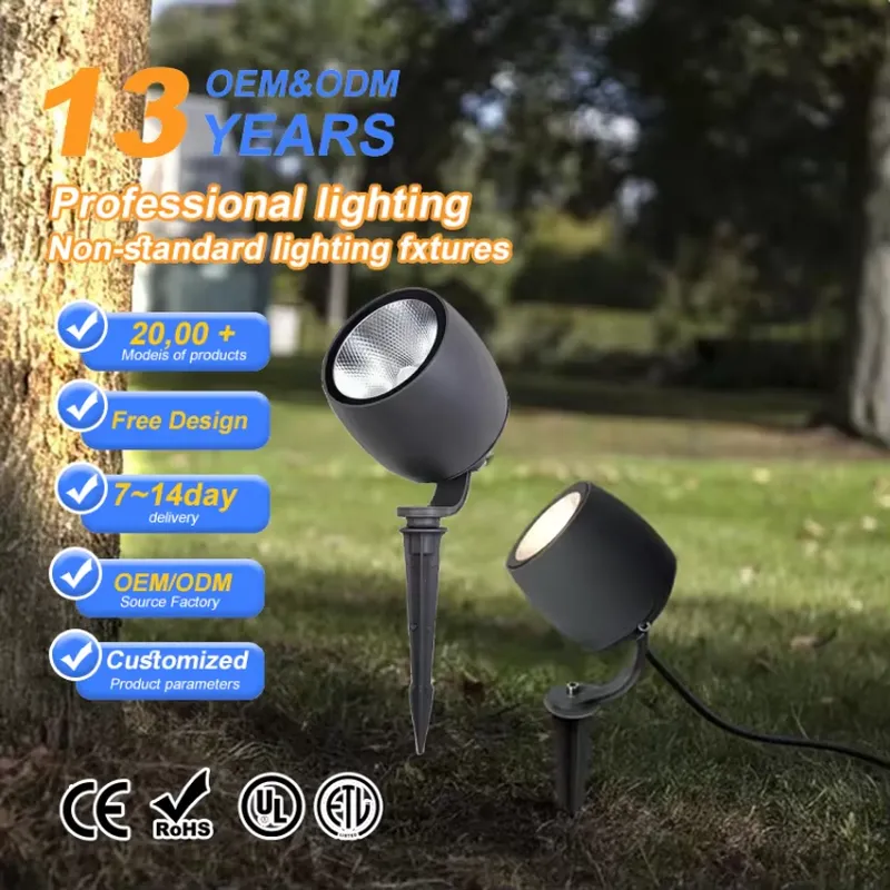 Outdoor Spotlight - IP65 10W 20W 30W ACダイカストアルミ屋外スポットライトLEDガーデン スパイクライト