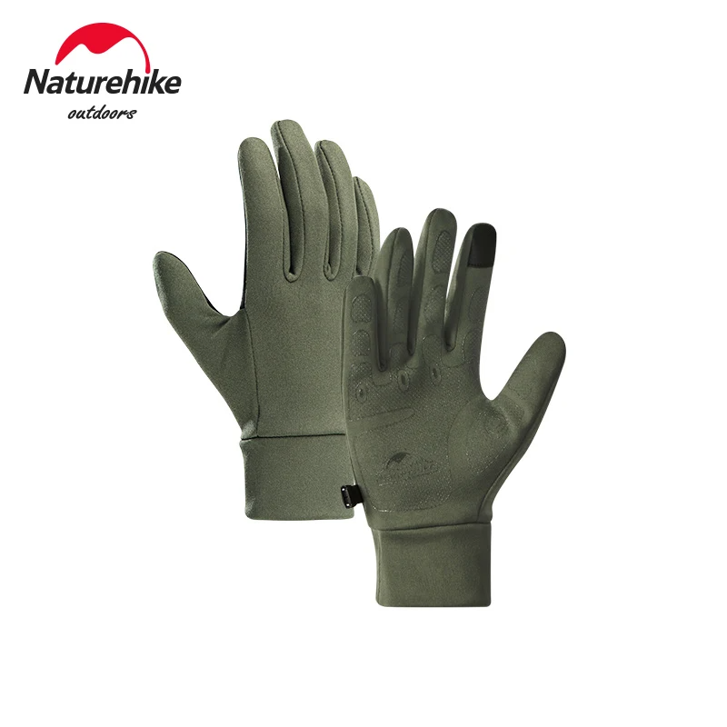 Outdoor Sport Gloves - Naturehike タッチスクリーン滑り止め手袋 GL10 アウトドアサイクリング登山滑り止めフルフィンガースポーツグローブ