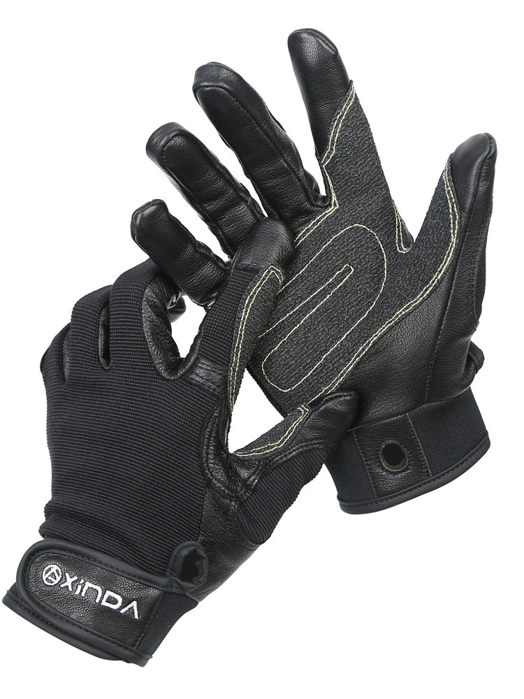 Outdoor Sport Gloves - フルフィンガーダウンヒル子供用手袋、屋外レスキューチームトレーニング、ロープドロップ、xinda srt機器