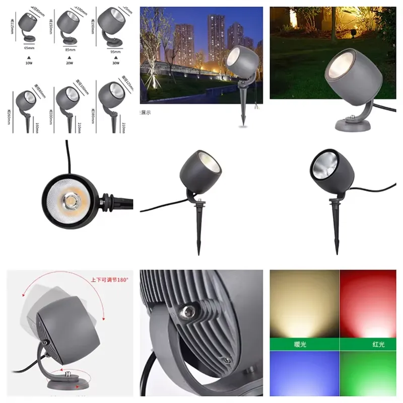 IP65 10W 20W 30W ACダイカストアルミ屋外ス - Outdoor Spotlight のレビューと価格
