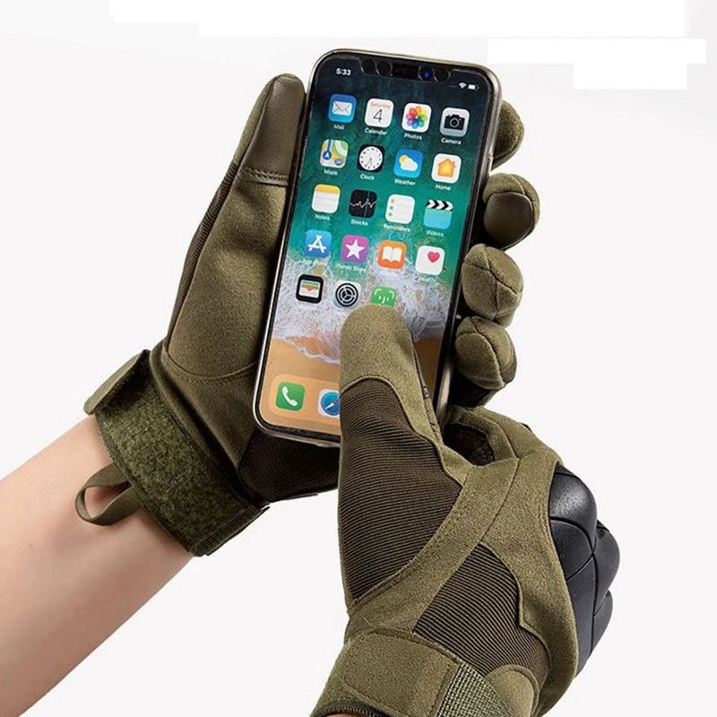 フルフィンガータッチデザインタクティカル手袋、フィットネス保 - Outdoor Sport Gloves のレビューと価格