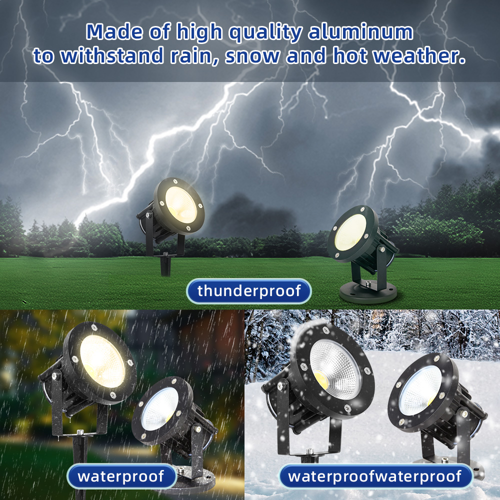 LED GU10 ガーデン照明芝生ランプ屋外防水照明 Led - Outdoor Spotlight のレビューと価格