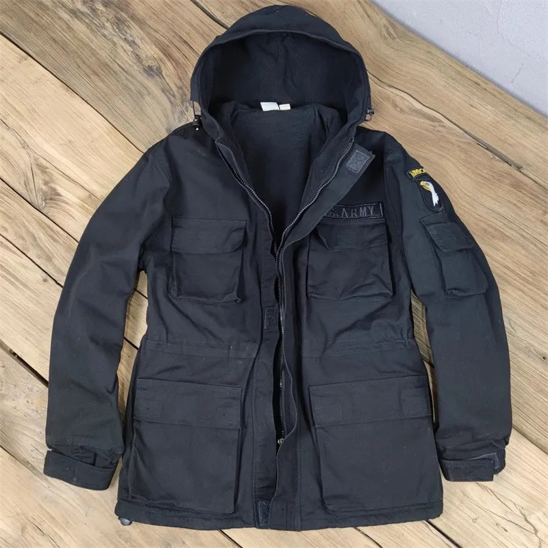 米軍フリース戦術ウインドブレーカージャケット男性秋冬屋外防風 - Outdoor Sport Winter Jacket のレビューと価格