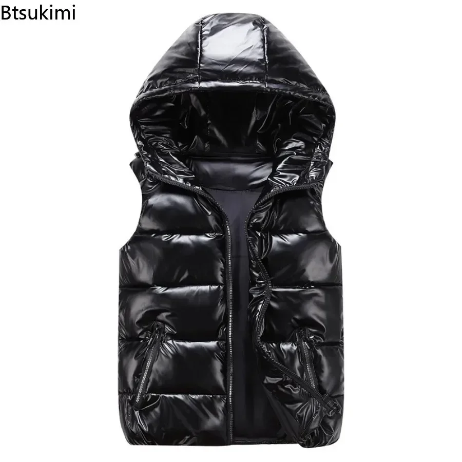 ファッションクラシックフード付きベスト男性/女性/子供秋冬厚 - Outdoor Sport Winter Jacket のレビューと価格