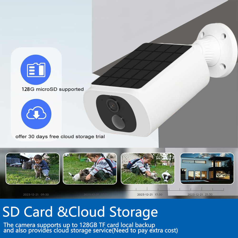Tuya 5MP ソーラーセキュリティカメラワイヤレス屋外  - Outdoor Sport Camera のレビューと価格