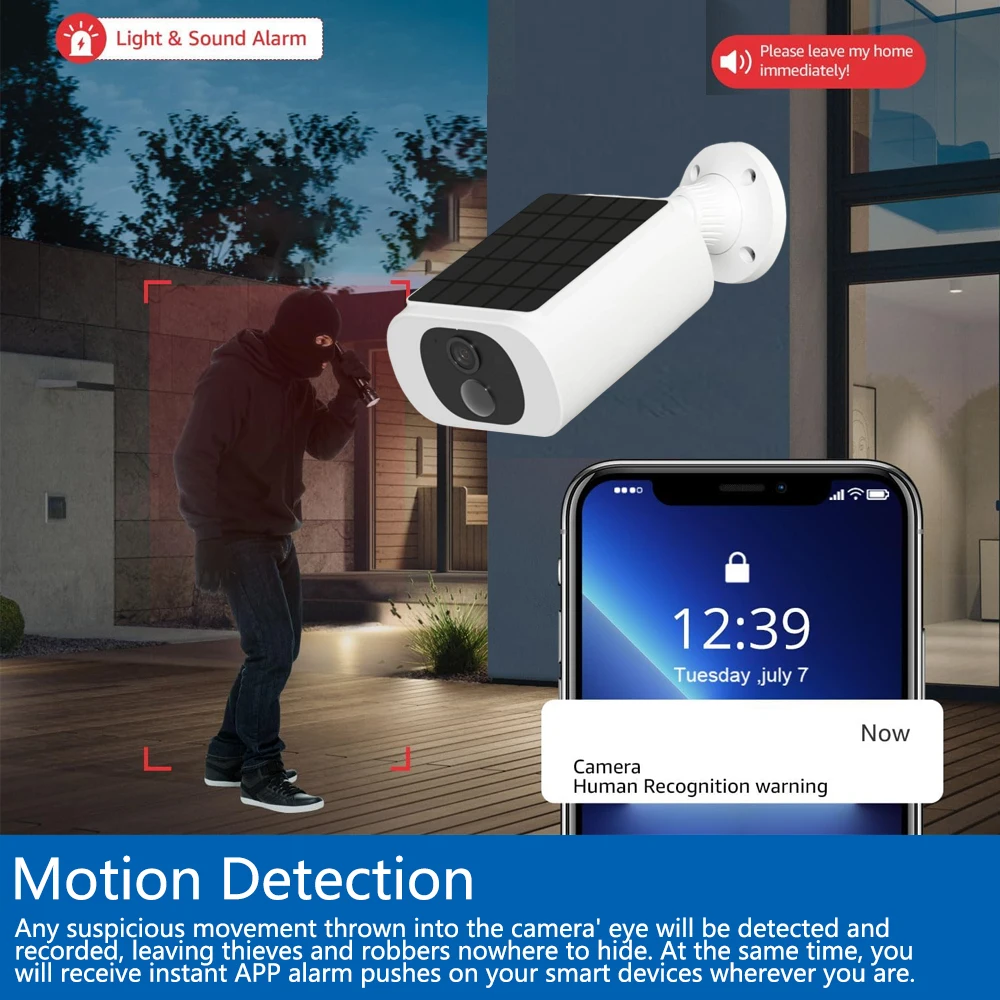 Tuya 5MP ソーラーセキュリティカメラワイヤレス屋外  - Outdoor Sport Camera のレビューと価格
