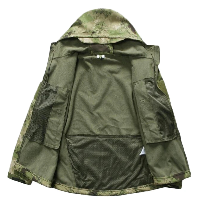 Tadgear-男性用タクティカルソフトシェルカモフラージュ - Outdoor Sport Winter Jacket のレビューと価格