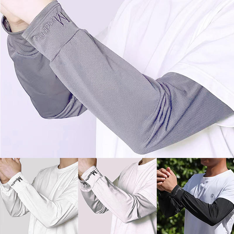 1組 2025年夏用 アイスシルク メンズ ルーズ サンスク - Outdoor Sport Gloves のレビューと価格