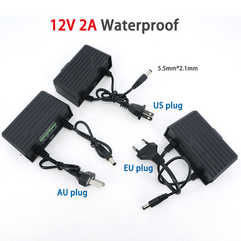 防水AC 100V 240V から DC 12V 2A 20 - Outdoor Sport Camera のレビューと価格